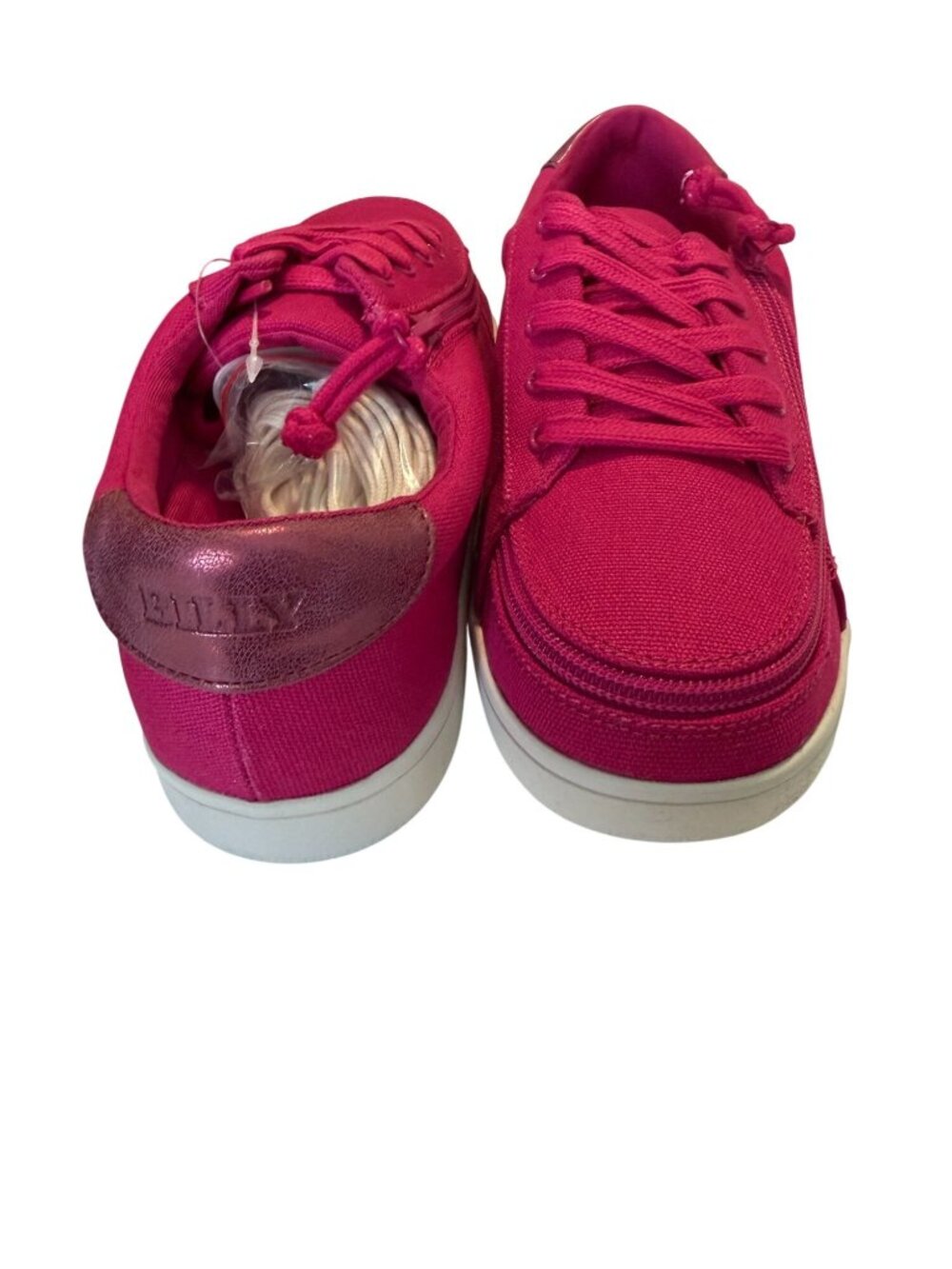 Billy Orchid Flower Zip Around Low Top Sneaker 7.5 NIB